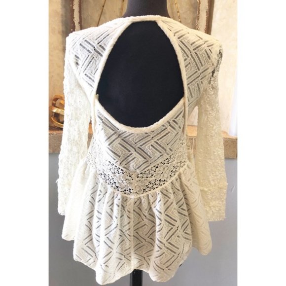 Free People Small Lace Top - Picture 6 of 10